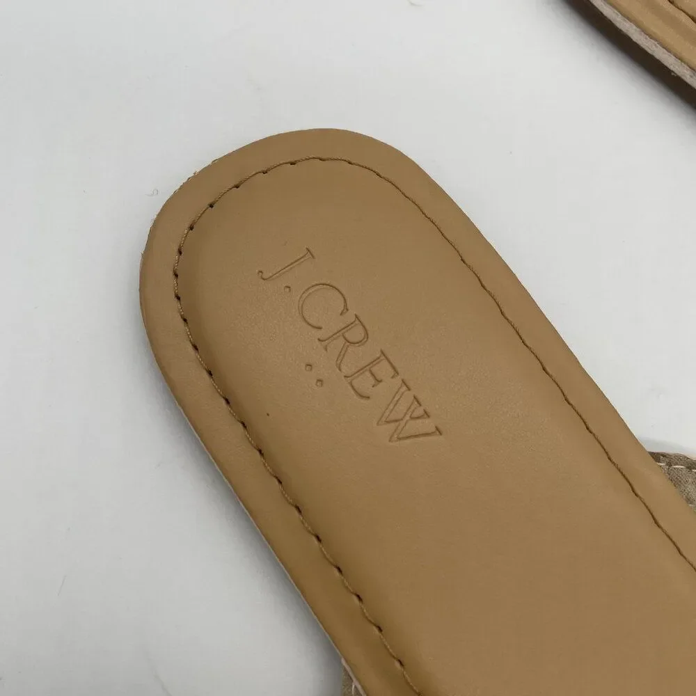 J Crew Shoes Womens Size 10 Tan Beige Flip Flop Sandals BW890‎ Casual